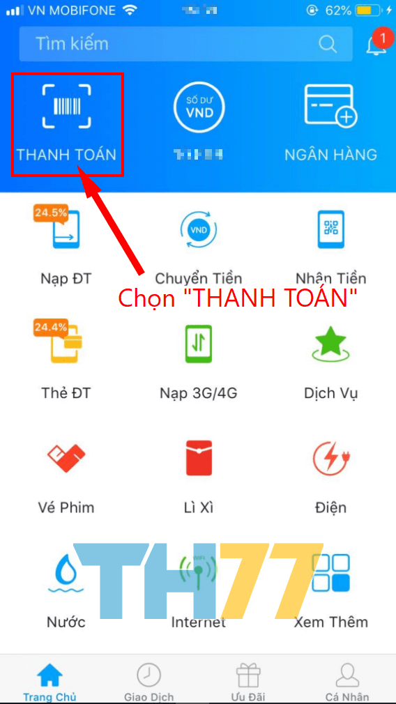 nạp tiền kucasino qua zalopay