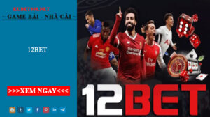 12BET - Nhà cái hàng đầu trong làng cá cược