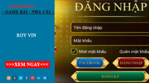 Roy Vin - Nhà cái nổ hũ đổi thưởng đẳng cấp quốc tế