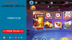 Vin68 Club – Nhà cái đẳng cấp hàng đầu châu Á